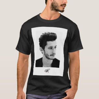 Camiseta Pierre Niney - Retrato do ator francês Classic T-S