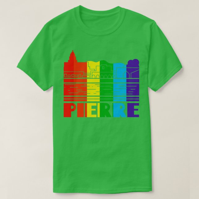Camiseta Pierre Pride Pierre LGBT Gift LGBTQ Apoio Tee (Frente do Design)