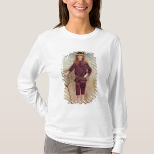 Camiseta Pierre um Renoir o Fisherwoman pequeno