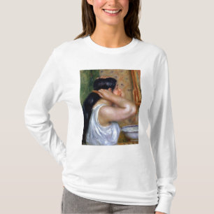 Camiseta Pierre uma menina de Renoir   que penteia seu