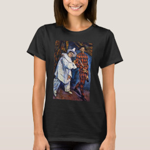 Camiseta Pierrot e Harlequim, Mardi Gras de Paul Cezanne
