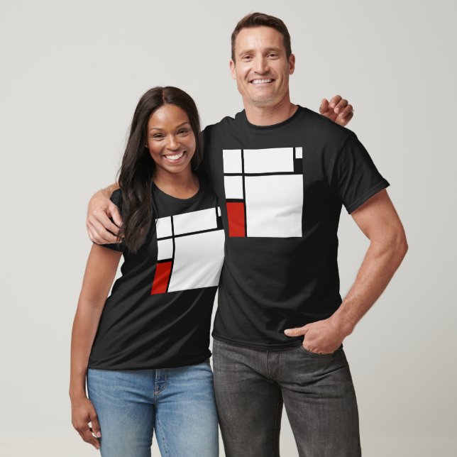 Camiseta Piet Mondrian - Abstrato geométrico (Unissex)