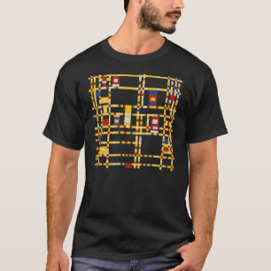 Camiseta Piet Mondrian - Broadway Boogie Woogie Arte Modern