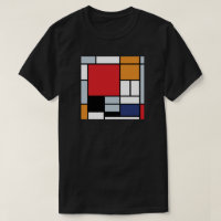 Piet Mondrian - Composição com Plano Vermelho Gran