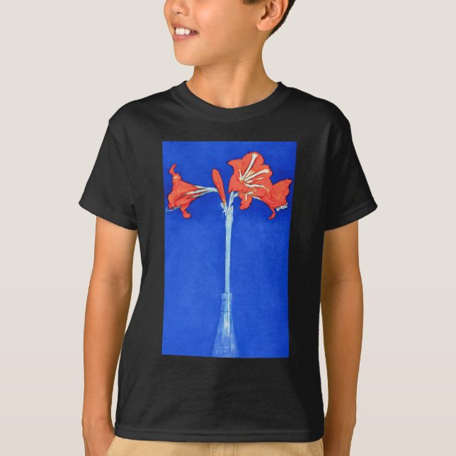 Camiseta Piet Mondrian - Pintura de Flor de Arte Bela Amary (Frente)