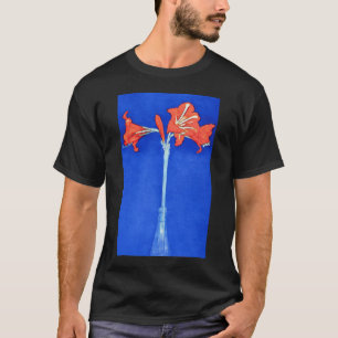 Camiseta Piet Mondrian - Pintura de Flor de Arte Fina Amary