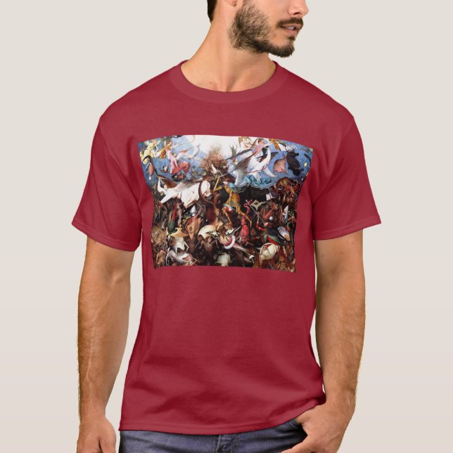 Camiseta Pieter Bruegel "A Queda dos Anjos Rebeldes" (Frente)