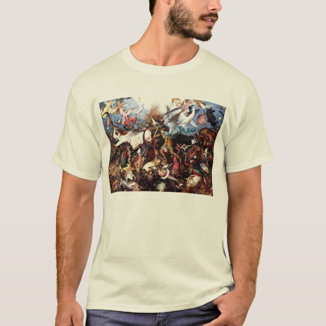 Camiseta Pieter Bruegel "A Queda dos Anjos Rebeldes" (Frente)