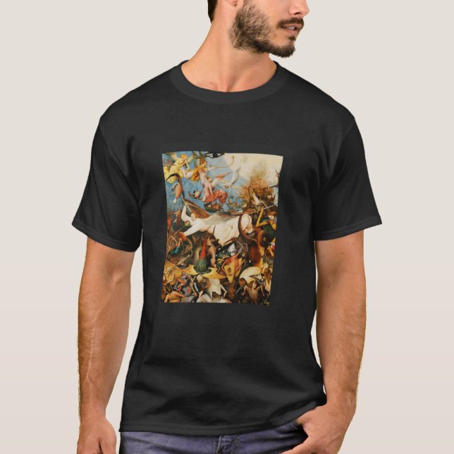 Camiseta Pieter Bruegel O Velho A Queda dos Anjos 4 (Frente)
