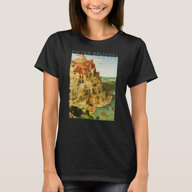 Camiseta Pieter Bruegel O Velho - A Torre Excelente de Babe (Frente)