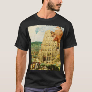 Camiseta Pieter Bruegel O Velho Torre Excelente de Babel