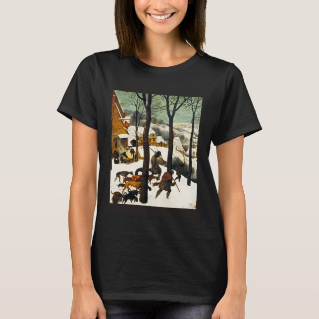 Camiseta Pieter Bruegel The Elder The Hunters in the Snow (Frente)