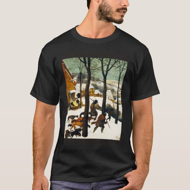 Camiseta Pieter Bruegel The Elder The Hunters in the Snow (Frente)