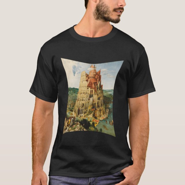 Camiseta Pieter Bruegel Torre De Babel (Frente)