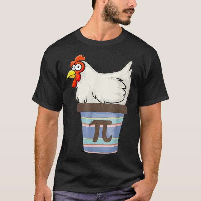 Camiseta PIF Dia 2022 Math Lover Mathematics Chicken Pote P (Frente)
