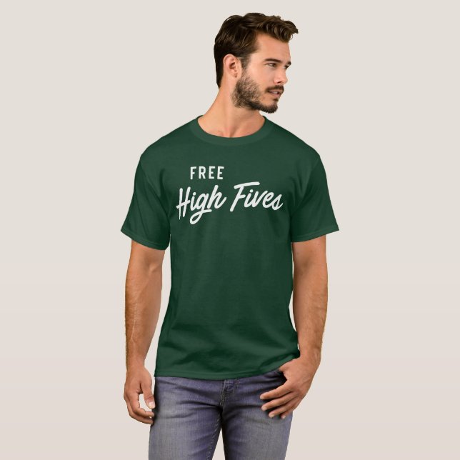 Camiseta Pífanos altos do divertimento para o t-shirt livre (Frente Completa)