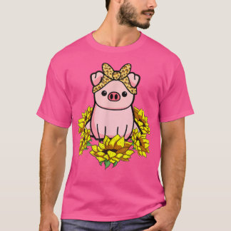 Camiseta Pig Bandana Sunflower 4396