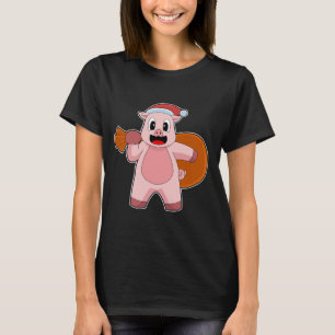 Camiseta Pig Christmas Sack