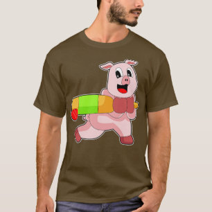 Camiseta Pig Cricket bat