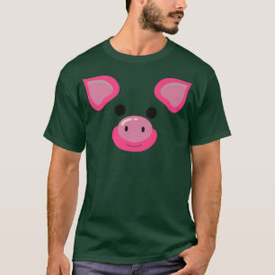Camiseta Pig Face Costume Funny Halloween For Cute Pig Love