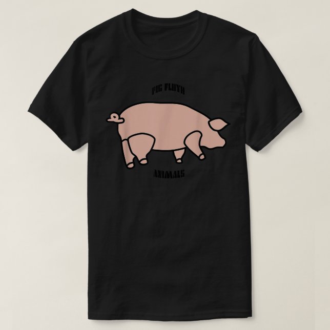 Camiseta Pig Floyd Battersea Chimney  (Frente do Design)