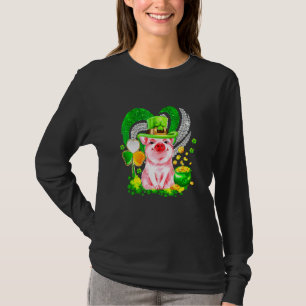 Camiseta Pig Gorgegee Rua Patrick Day Engraçado Pink Lover