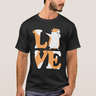 Camiseta Pig Graphic Guiné Proprietário de Porcos Pet Cavy