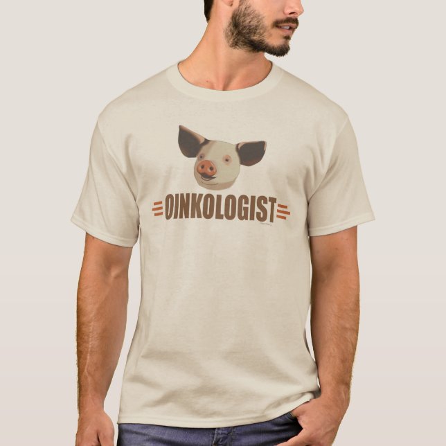 Camiseta Pig Lover Engraçado (Frente)