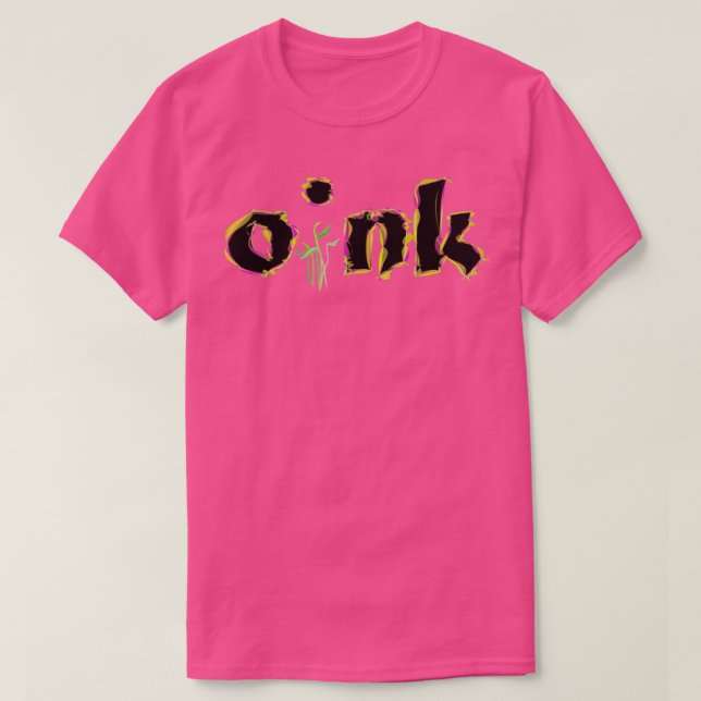 Camiseta Pig Lover Gifts Design de Som de Suínos (Frente do Design)