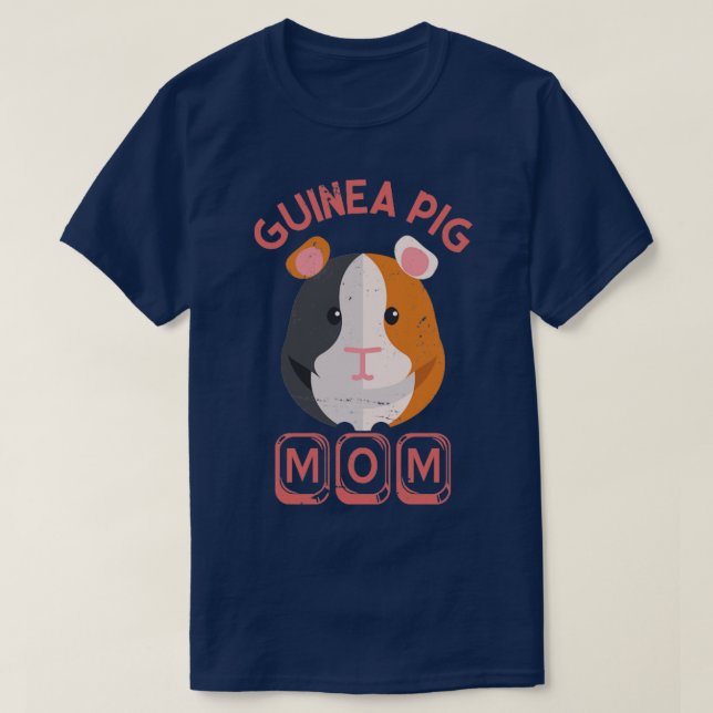 Camiseta Pig Mãe de Guiné Pets Pet Pig (Frente do Design)