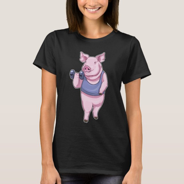 Camiseta Pig Malhação Dumbbell (Frente)