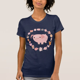 Camiseta Pig Mandala Lady T-Shirt