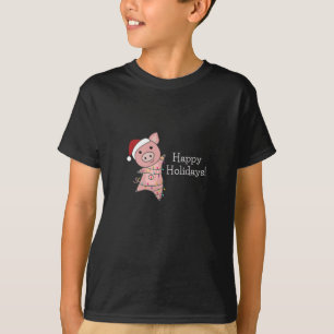Camiseta Pig Merry Christmas Animals Pigs