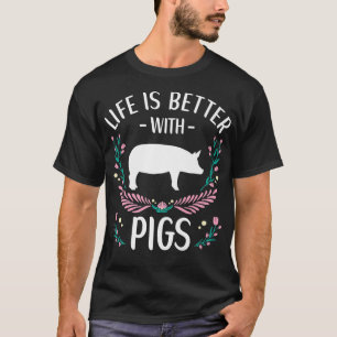 Camiseta Pig Outfit For Cute Pig Lovers Apparel Women Girls