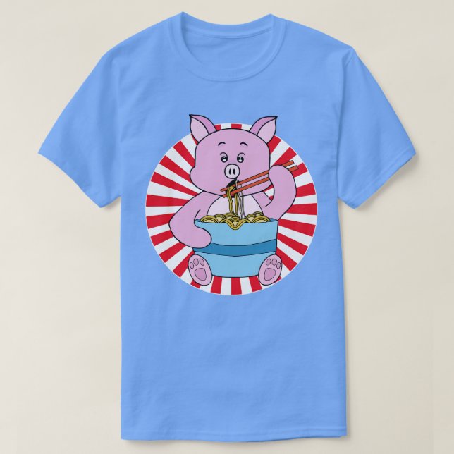 Camiseta Pig Ramen 1 (Frente do Design)