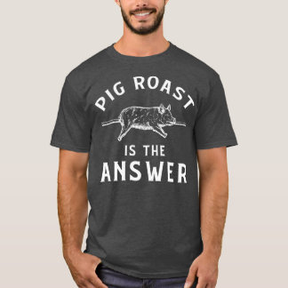 Camiseta Pig Roast Roupa Funny Incrível Roast Lover Desenho