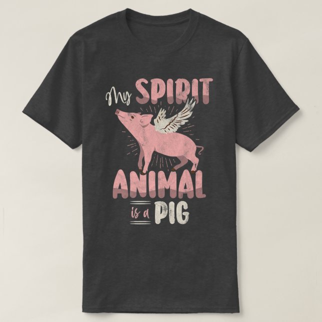 Camiseta Pig Tshirts For Men Women Piggy Swine Pink Piggy P (Frente do Design)