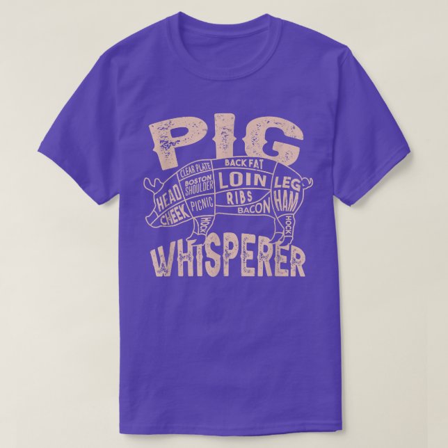 Camiseta Pig Whisperer, Butchery (Frente do Design)