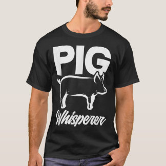 Camiseta Pig Whisperer Funny Pig Lover 4924 