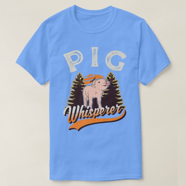 Camiseta Pig Whisperer Premium4927 (Frente do Design)