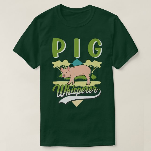 Camiseta Pig Whisperer Premium4935 (Frente do Design)