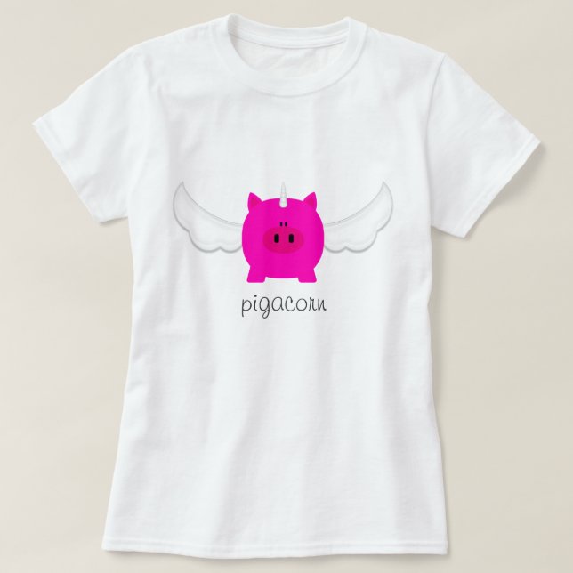 Camiseta Pigacorn (Frente do Design)