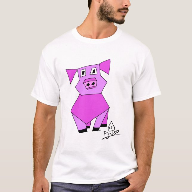 Camiseta Pigasso: O t-shirt do porco (Frente)
