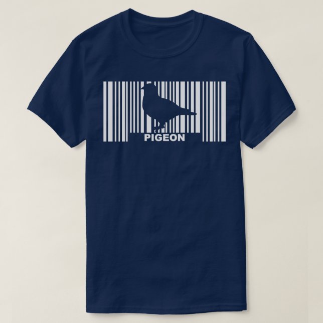 Camiseta Pigeon Barcode 2 (Frente do Design)