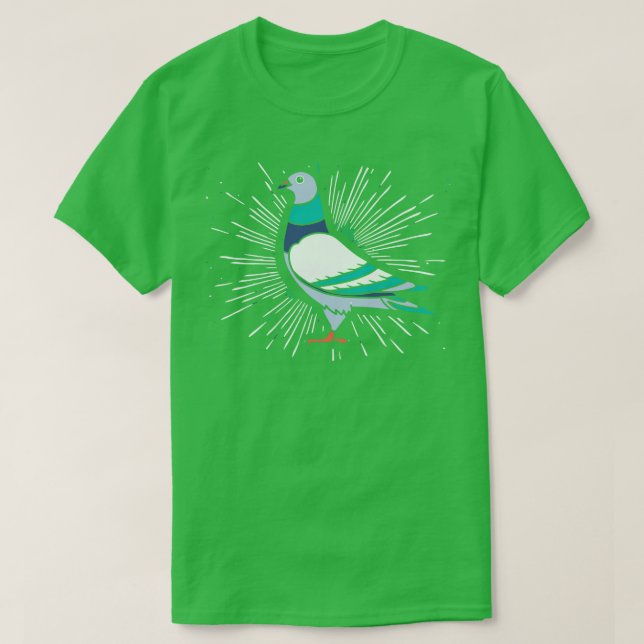 Camiseta Pigeon Bird Animal (Frente do Design)