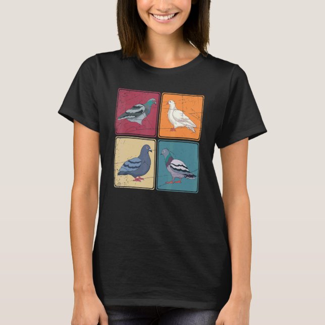 Camiseta Pigeon Bird Pop Pigeon (Frente)