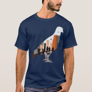 Camiseta Pigeon Bird Town Dove Archimededes City Deaf Gift