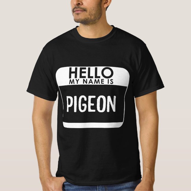 Camiseta Pigeon Costume Funny Easy Last Minute Halloween Bi (Frente)