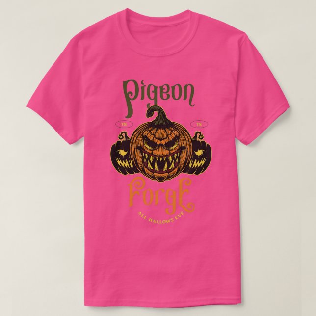 Camiseta Pigeon Forge Tennessee Halloween (Frente do Design)