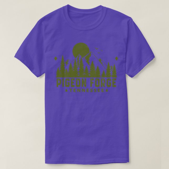 Camiseta Pigeon Forge Tennessee Mountain Souvenir (Frente do Design)